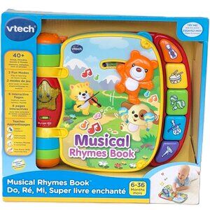 Brand New Vtech Musical Rhymes Book (English Version)